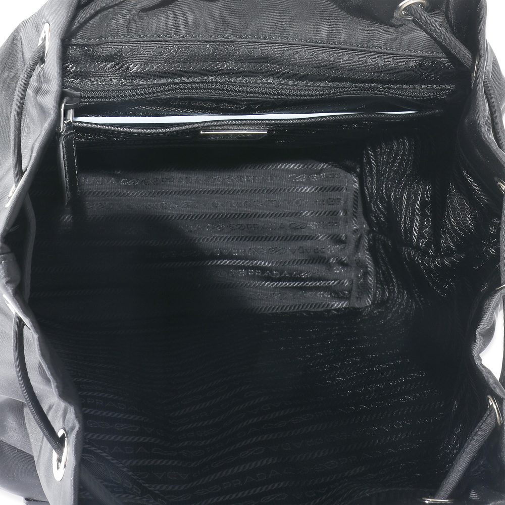 Prada Black Re-Nylon Medium Backpack - Picture 2 of 7